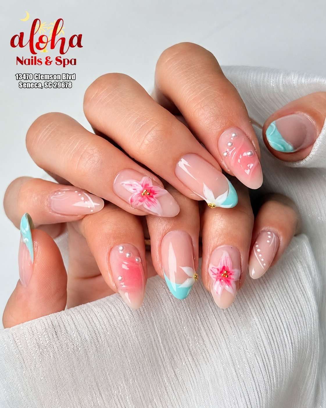 Aloha Nails and Spa Clemson, Seneca, SC 29678